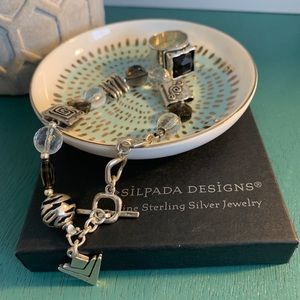 Beautiful Silpada set…Smoky Quartz Ring & Bracelet